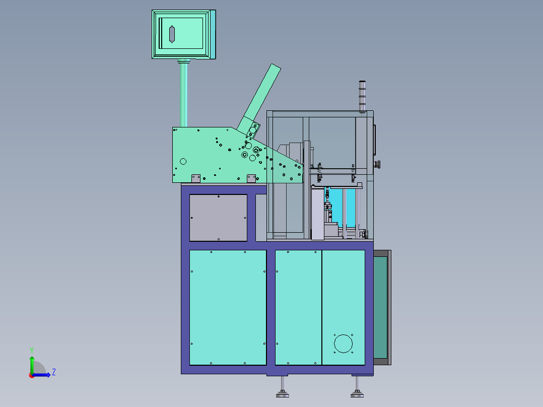 E518 自动发卡机左视图