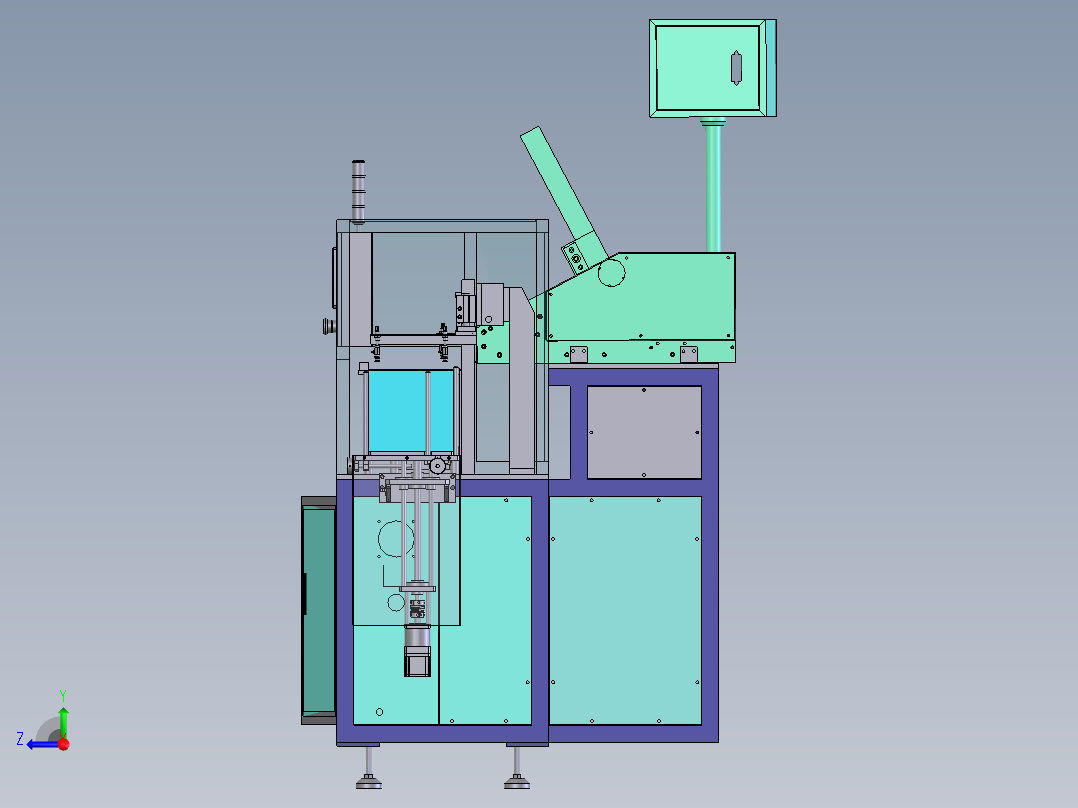 E518 自动发卡机右视图
