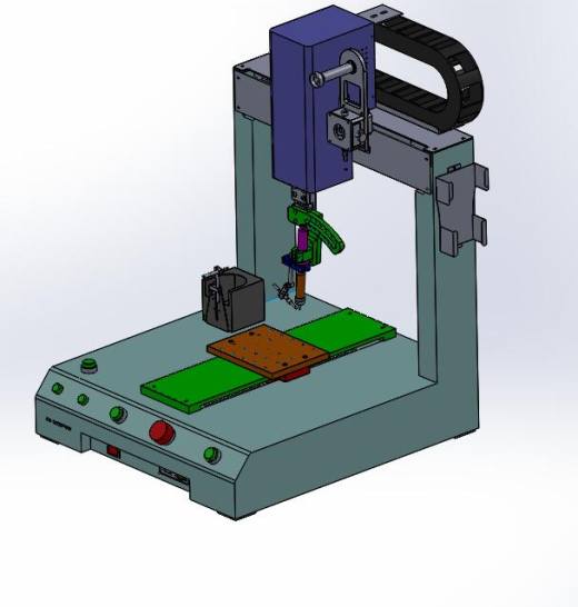 ZDH-HANX-001 三轴焊锡机 3D模型缩略图