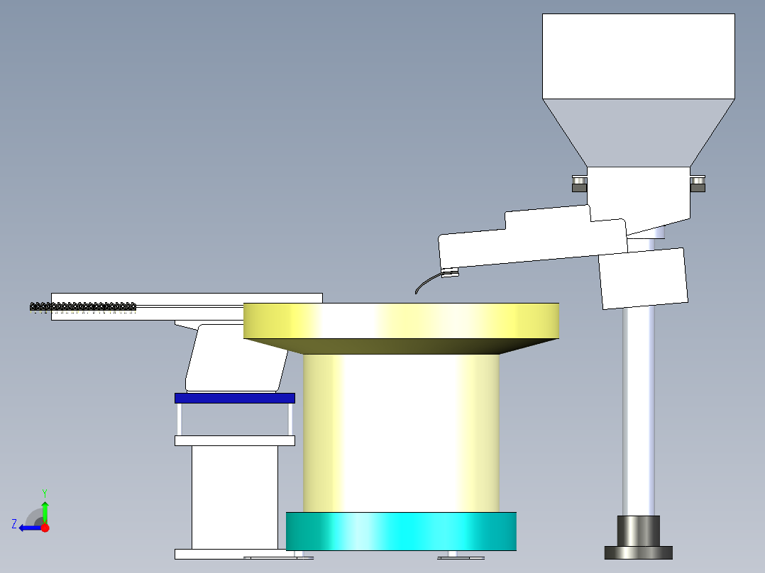 振动盘机构右视图