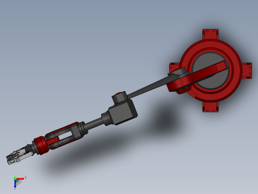 简易机械臂3D数模图纸 Solidworks设计俯视缩略图