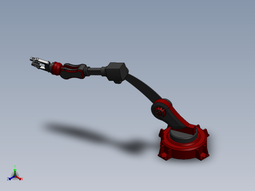 简易机械臂3D数模图纸 Solidworks设计正等轴测缩略图