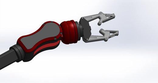 简易机械臂3D数模图纸 Solidworks设计缩略图