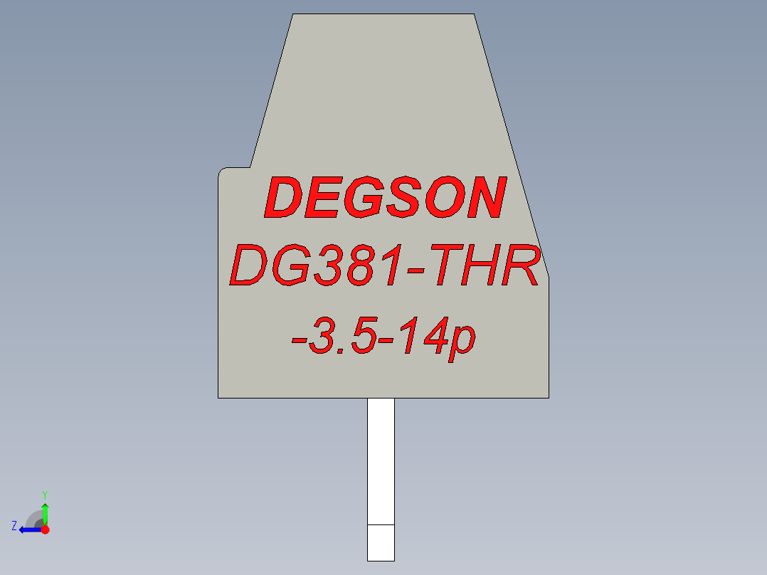 DG381-THR-3.5-14P-14-00AH右视图