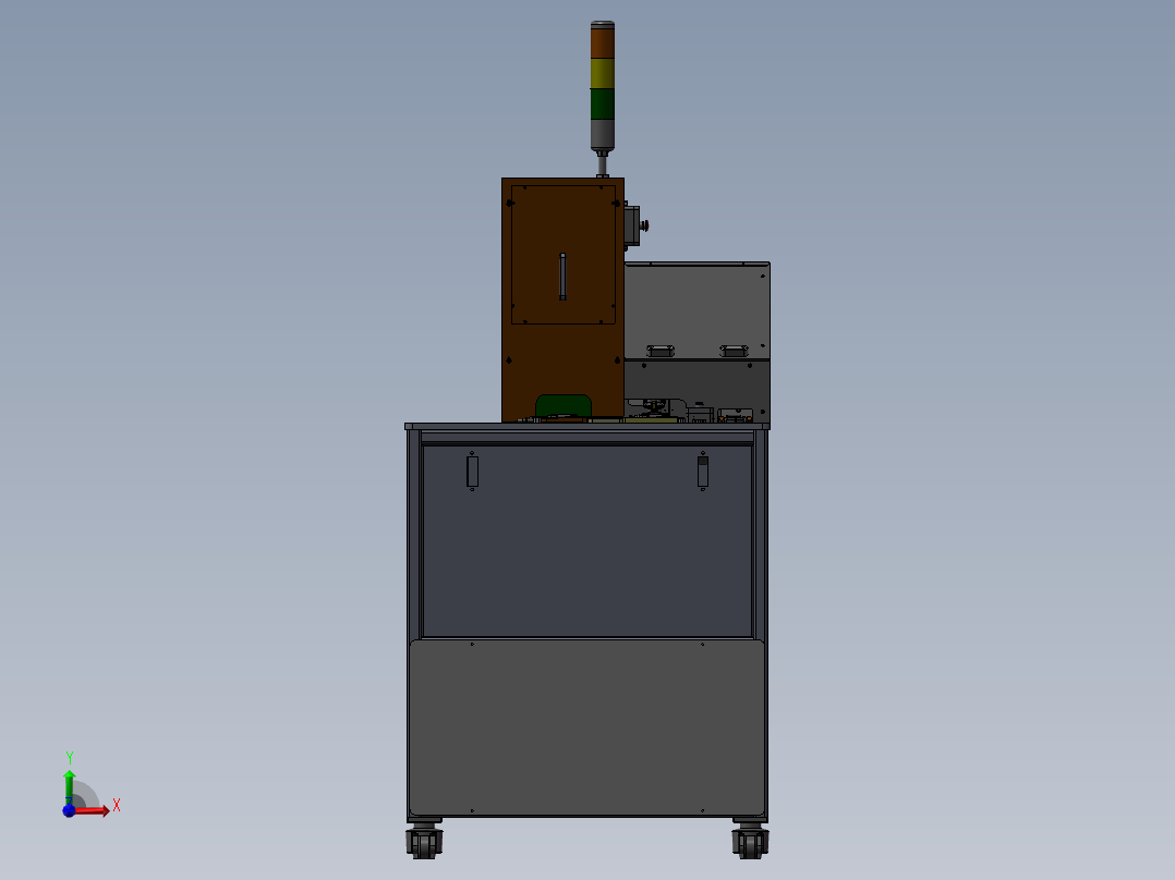 激光自动机前视图