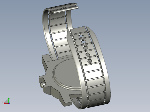 男士手表外观后视缩略图