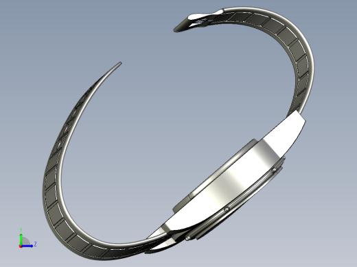 男士手表外观左视缩略图