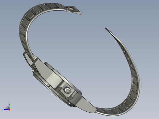 男士手表外观右视缩略图