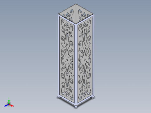 墙角灯正等轴测缩略图