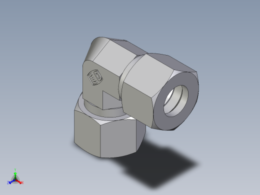 卡套式工业通用硬管接头EO_Union_elbow_W12L71