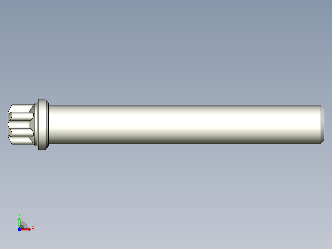 德国工业标准34800螺栓前视图