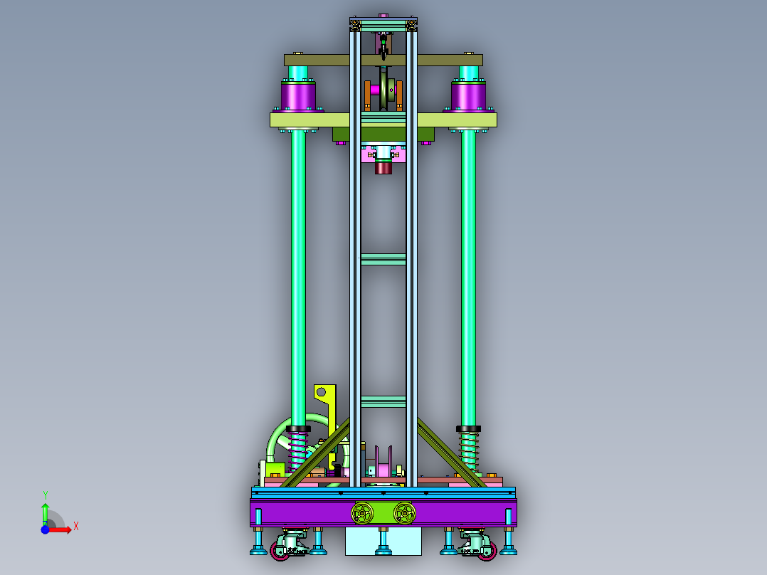 触摸屏落锤检验设备前视图