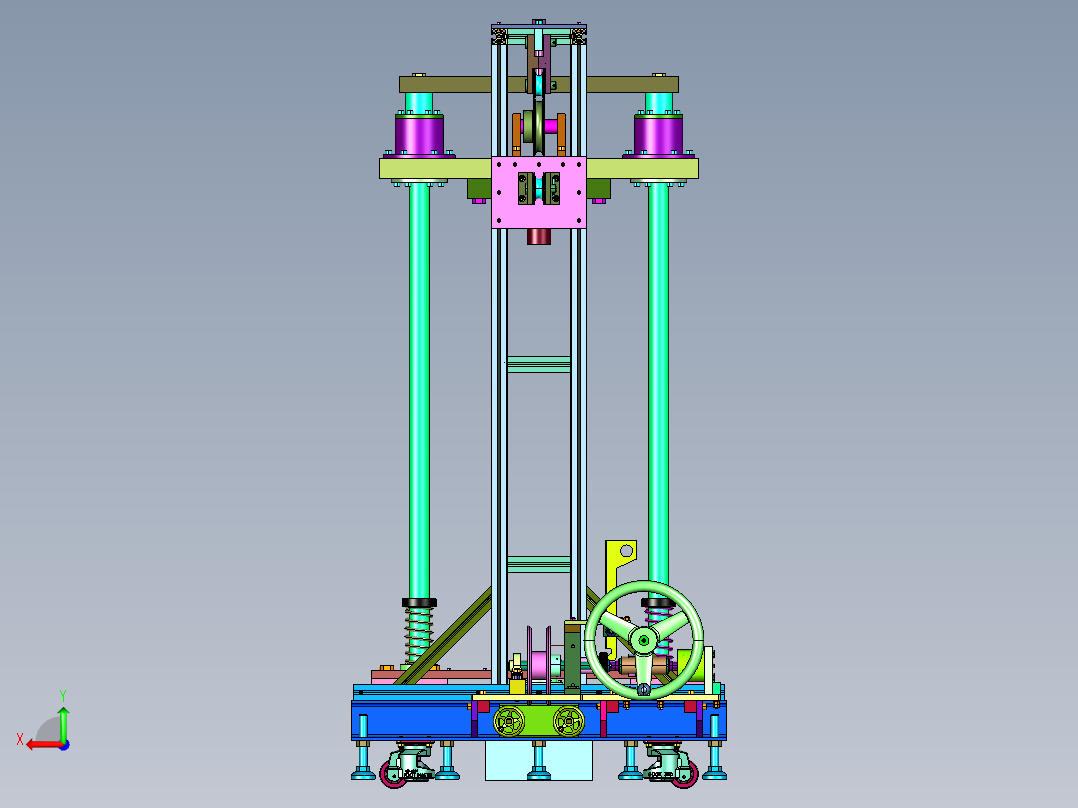 触摸屏落锤检验设备后视图
