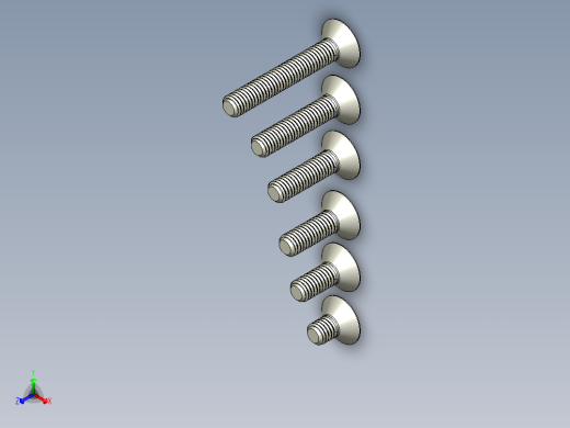 内六角螺栓-M3 Set_CSK Allen Bolt