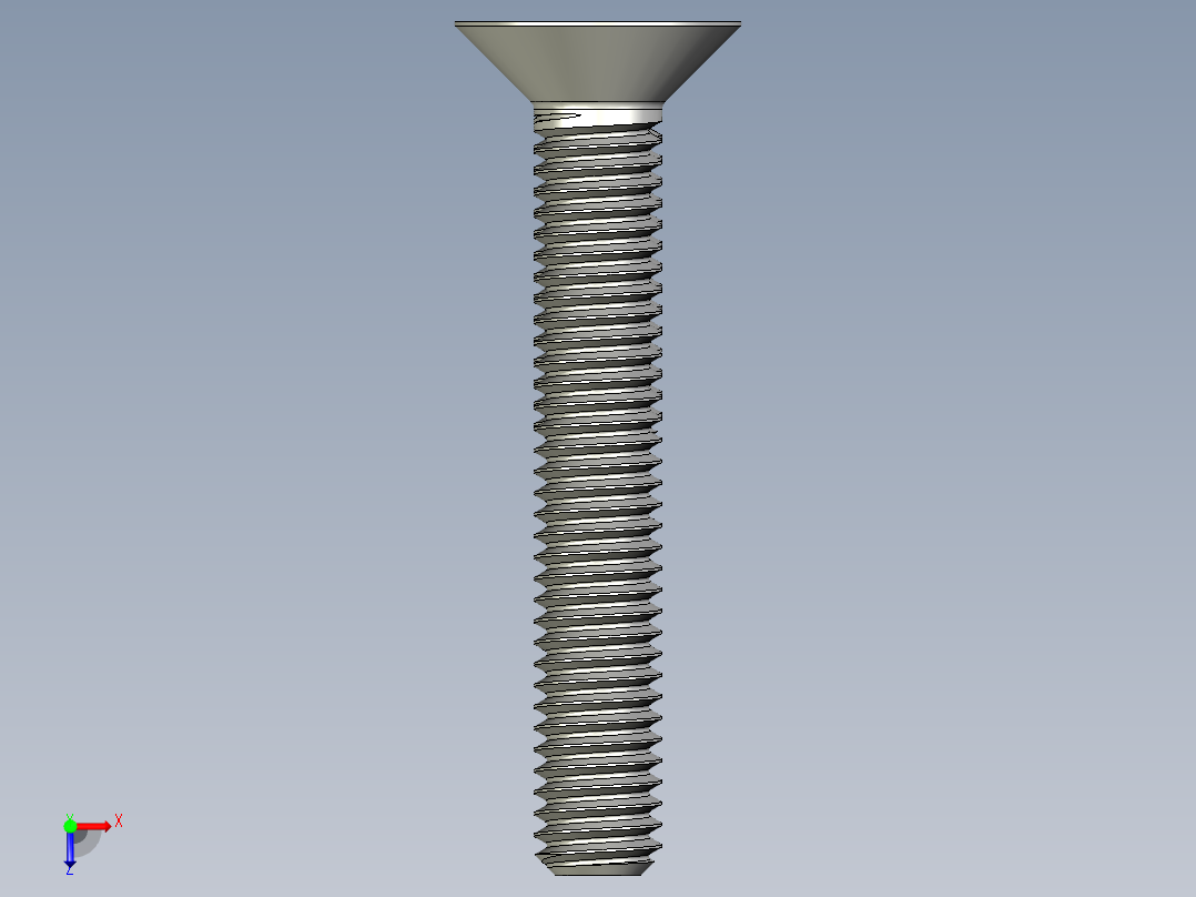 内六角螺栓-M3 Set_CSK Allen Bolt俯视图