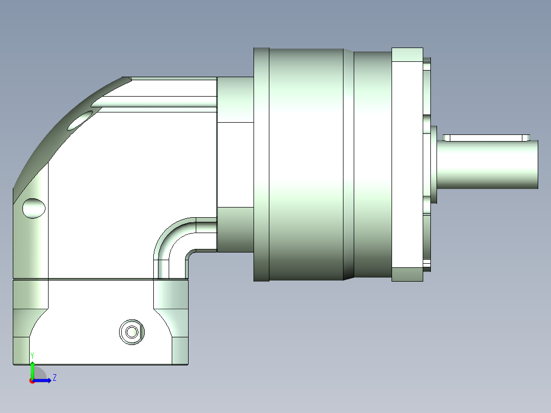 直齿ZPLF120-L2 19-70-90-M5左视图