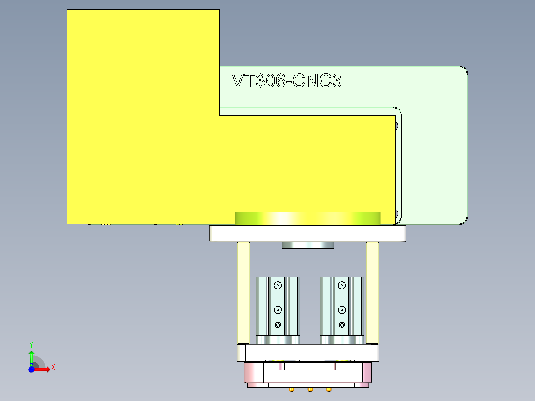 VT306-CNC3笔记本CNC工装夹具三维模型-20150323前视图