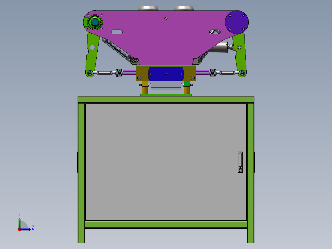 制糖原料搅拌机sw18可编辑左视图