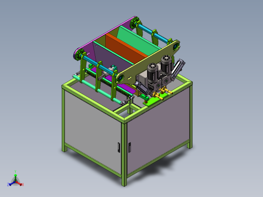 制糖原料搅拌机sw18可编辑正等轴测缩略图