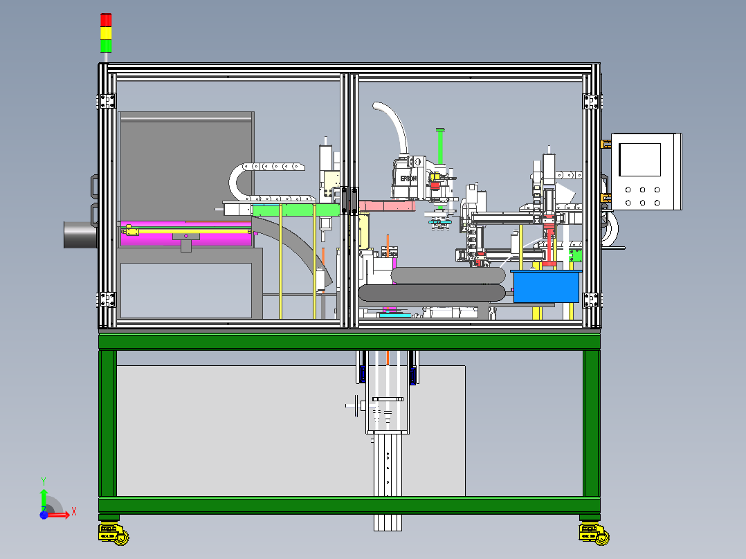 金具组装扣压机sw16可编辑前视图