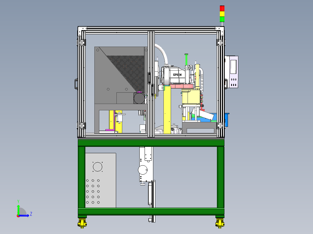 金具组装扣压机sw16可编辑左视图