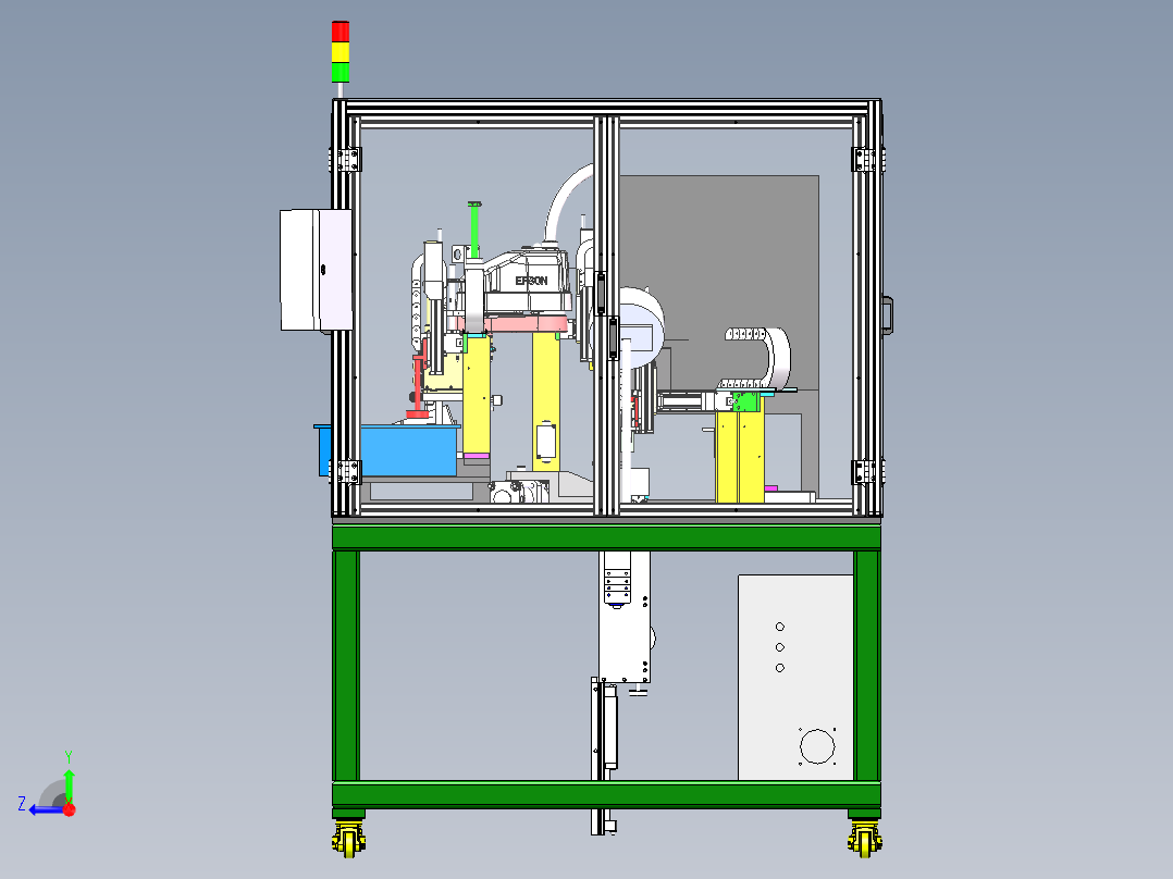 金具组装扣压机sw16可编辑右视图