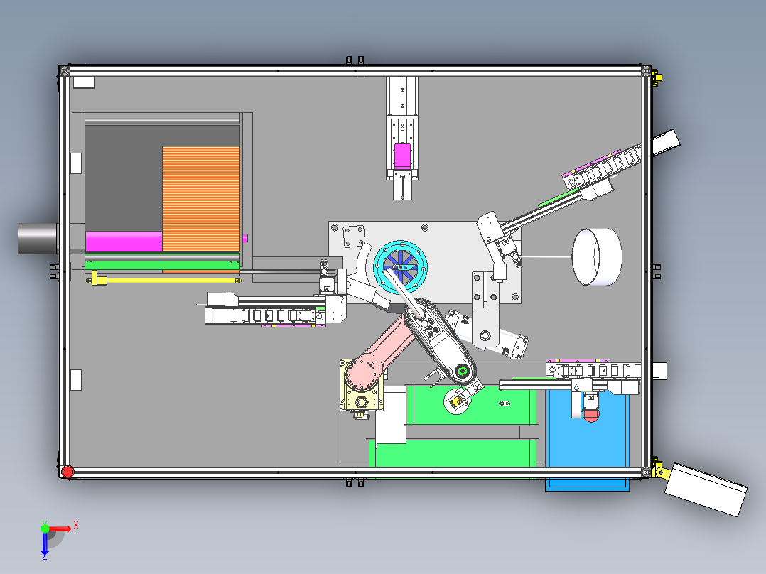 金具组装扣压机sw16可编辑俯视图