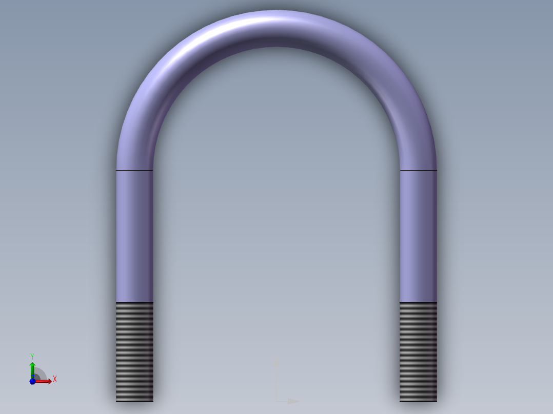 U形螺栓-76前视图