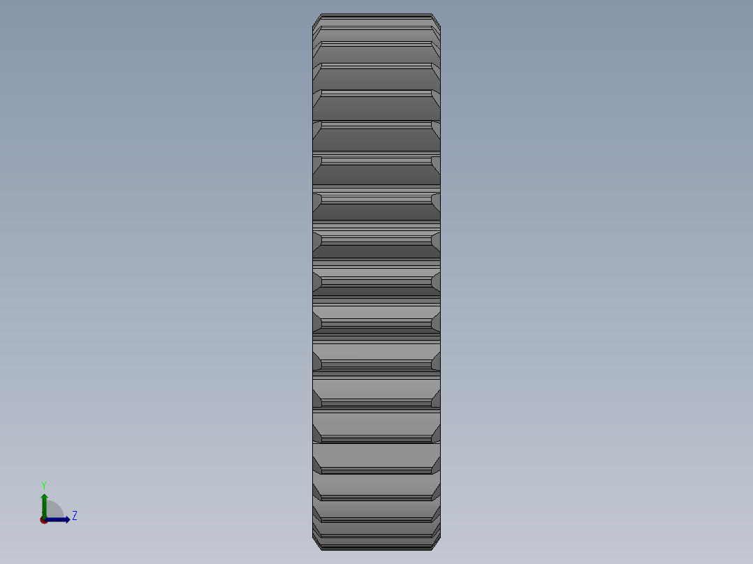 高频淬火直齿轮[SGGNCB3-40-A-40N]左视图