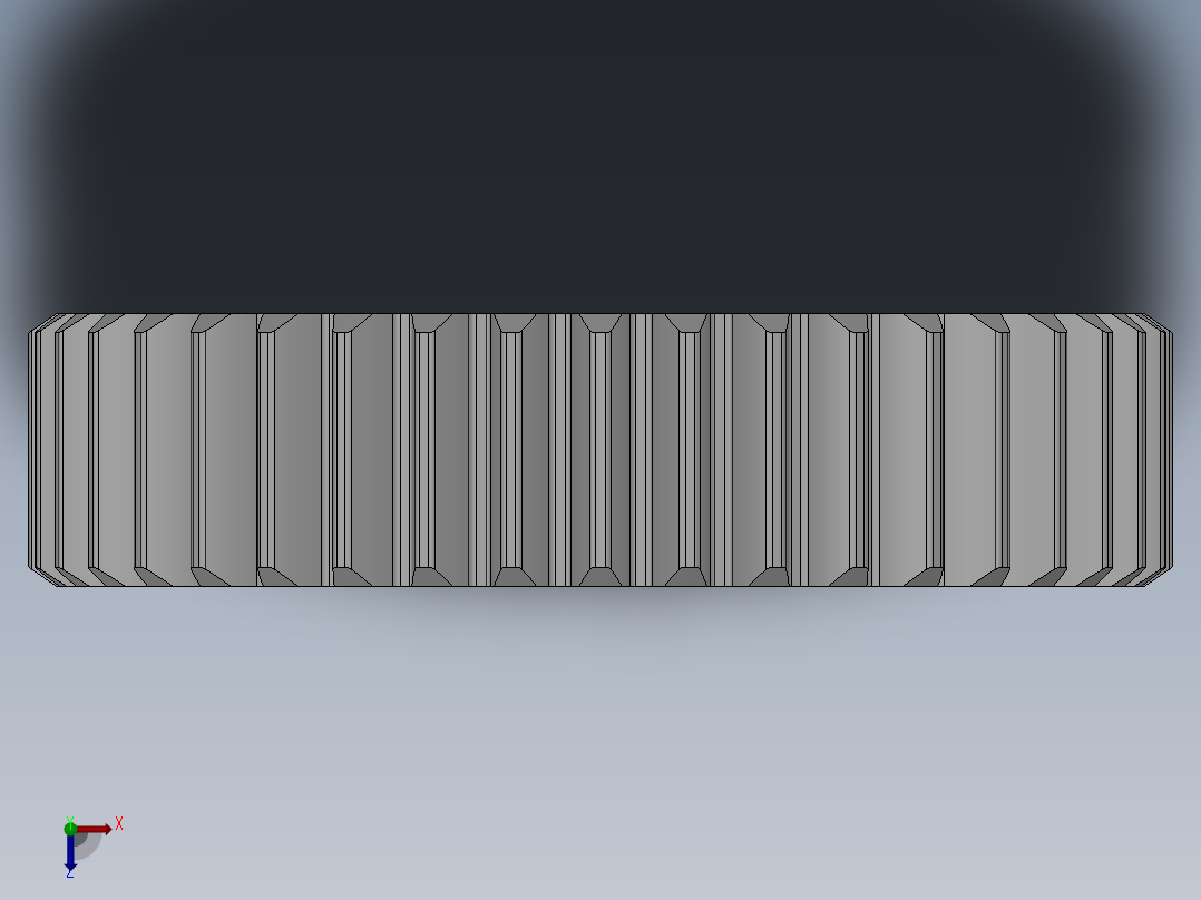 高频淬火直齿轮[SGGNCB3-40-A-40N]俯视图