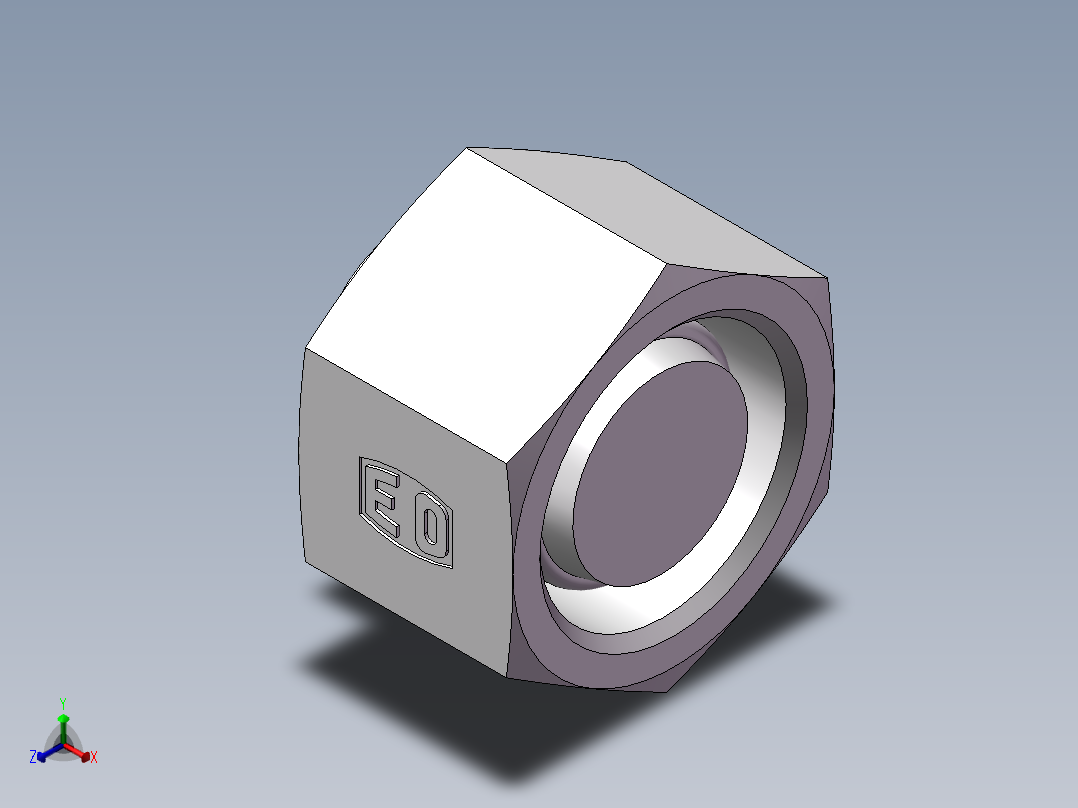 锥孔螺堵、9D-30正等轴测图
