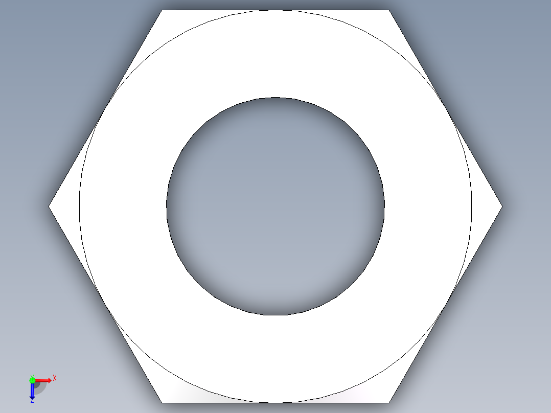 NL+NS 功能螺母、NL-22俯视图