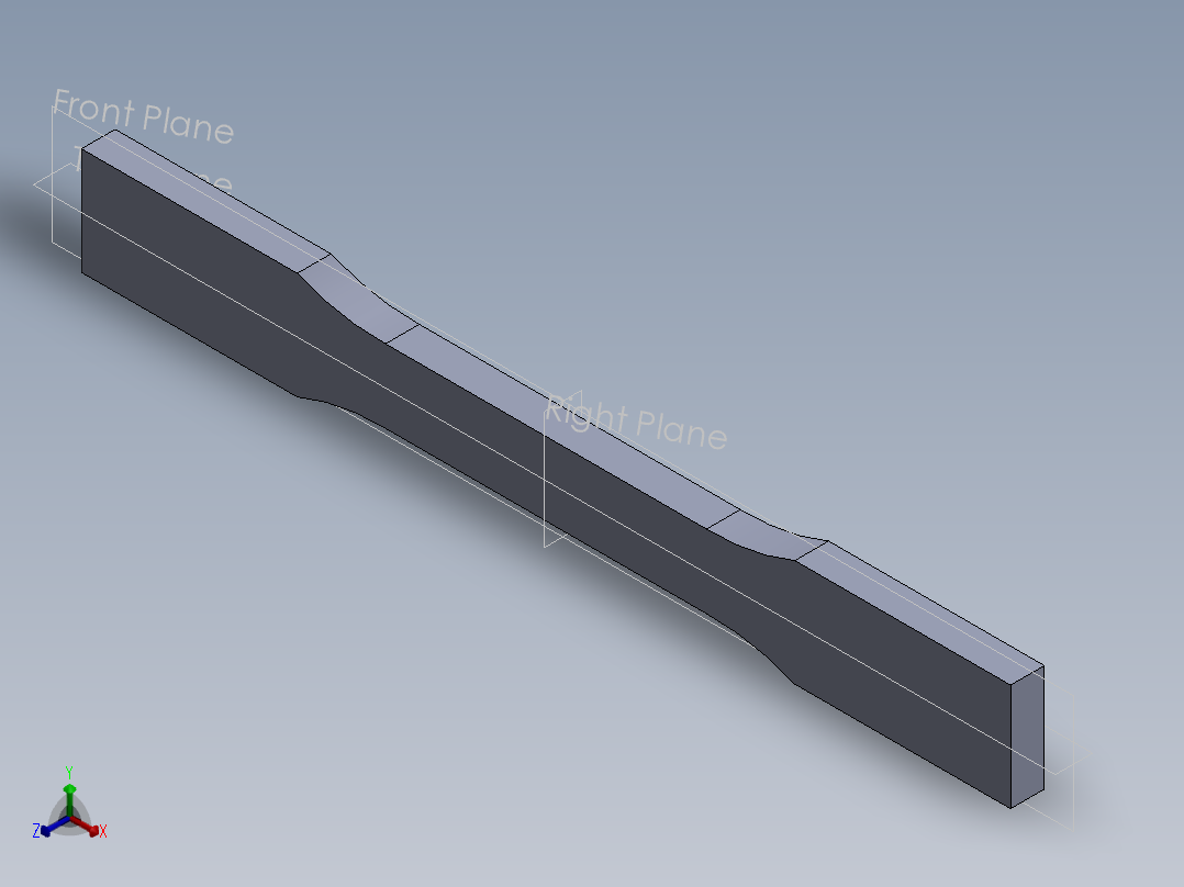 ASTM 测试样本正等轴测图