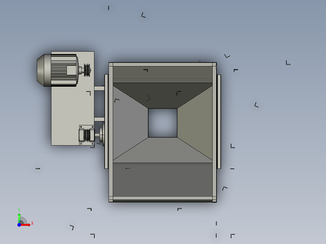 B3003880-振动筛前视图