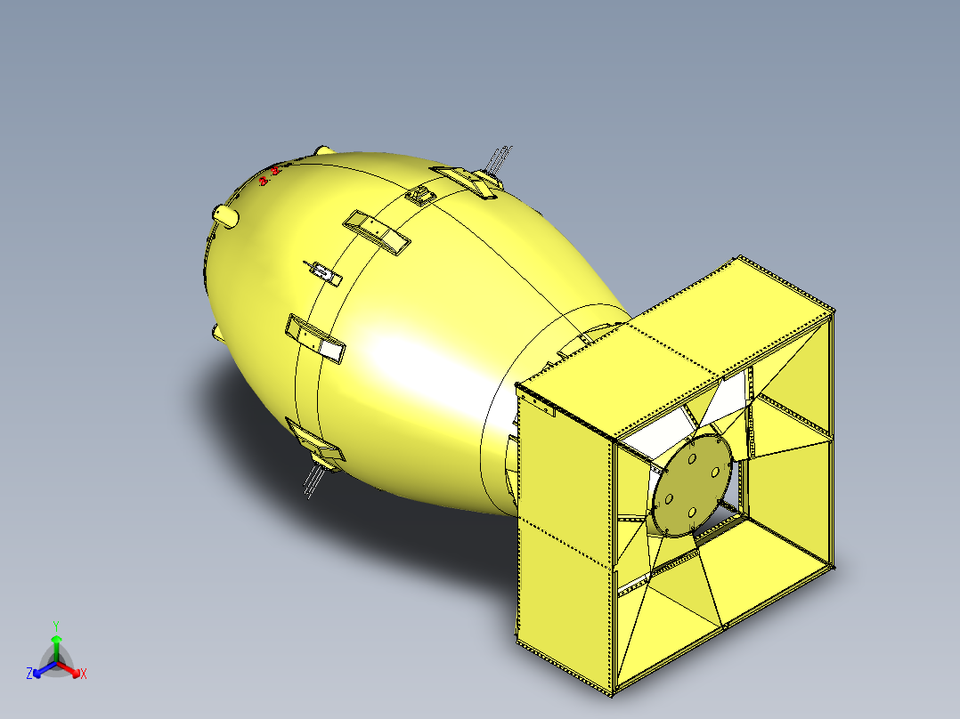 原子弹(19)正等轴测图