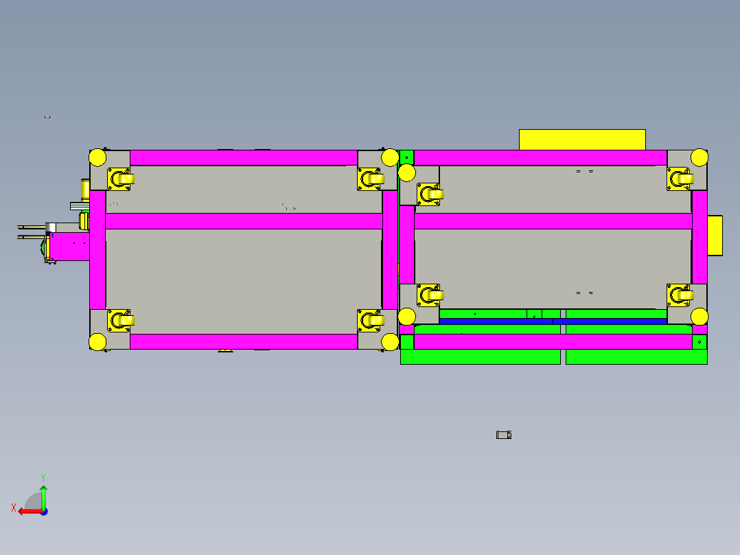 连接器插片检测捆包一体机设备后视图