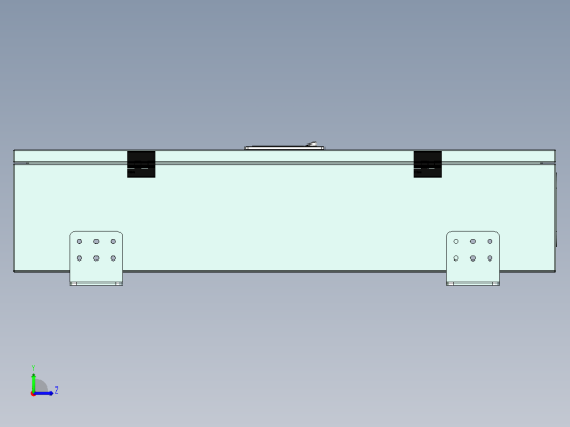 钣金光电箱左视缩略图