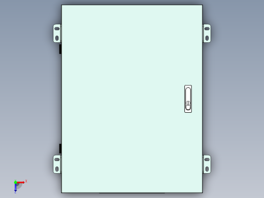 钣金光电箱俯视缩略图