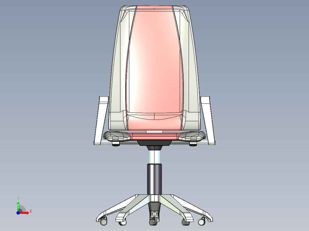 椅子、凳子(33)前视图