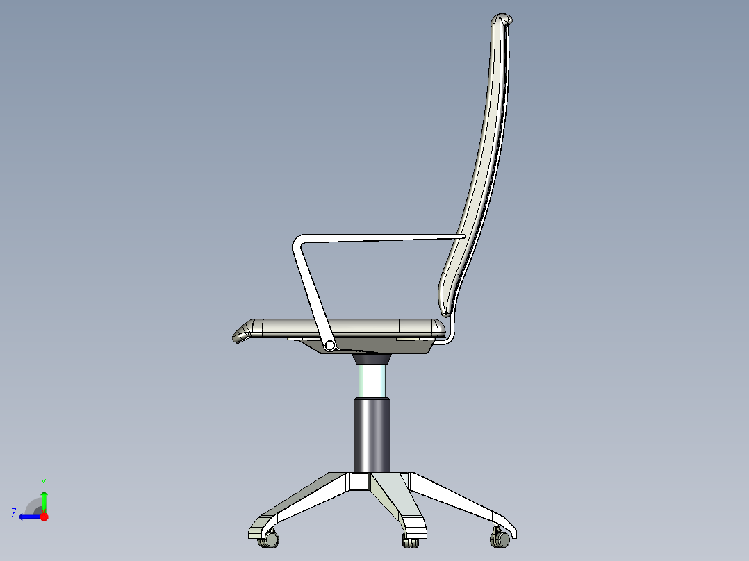 椅子、凳子(33)右视图