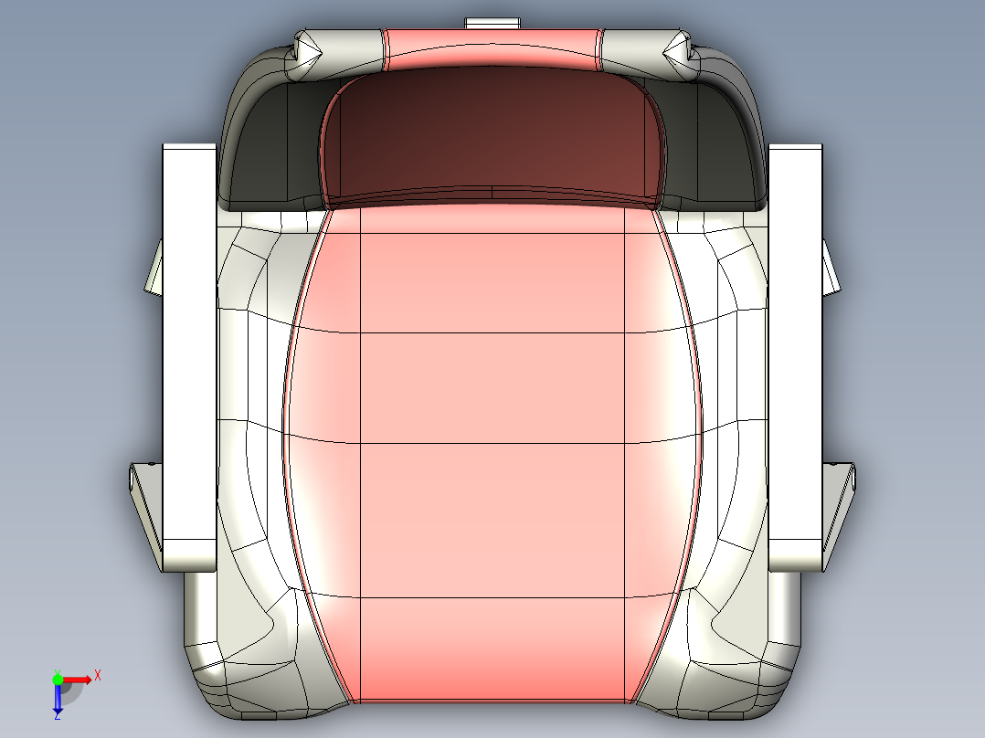 椅子、凳子(33)俯视图