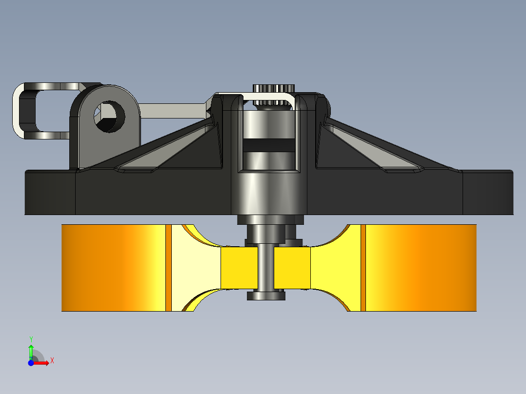 电动车鼓刹制动器-353343-15前视图