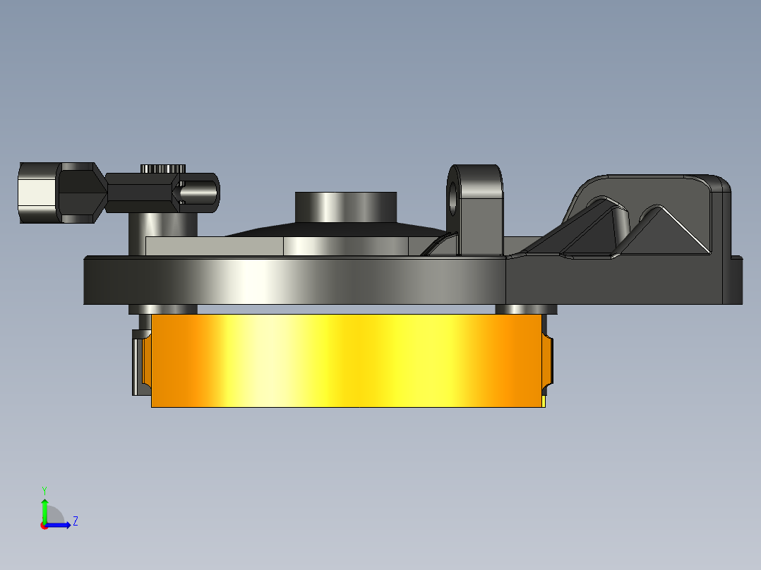 电动车鼓刹制动器-353343-15左视图