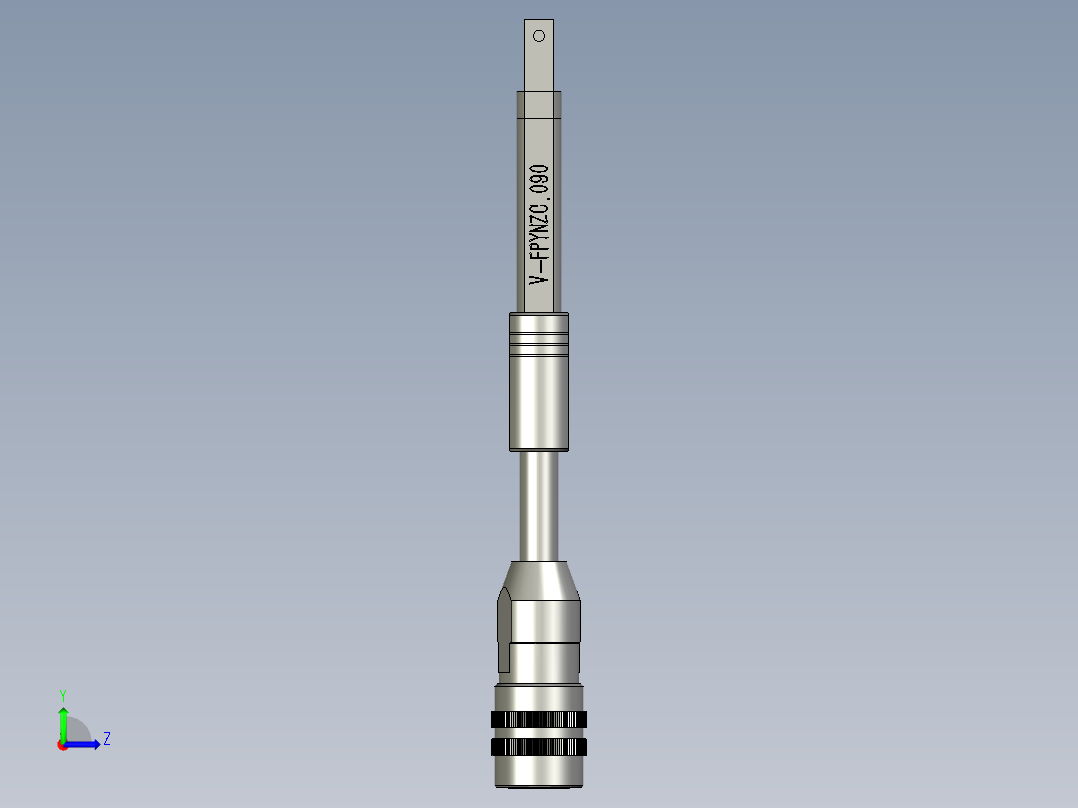YNZC090探头左视图