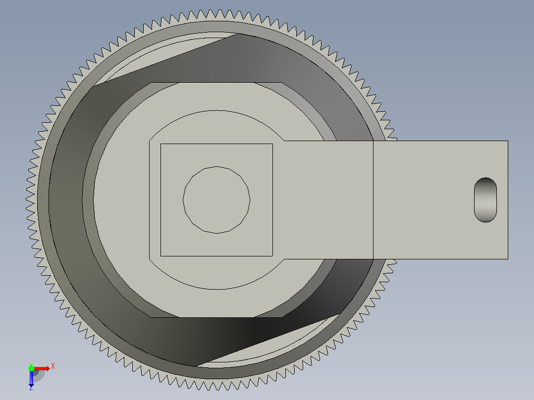 YNZC090探头俯视图