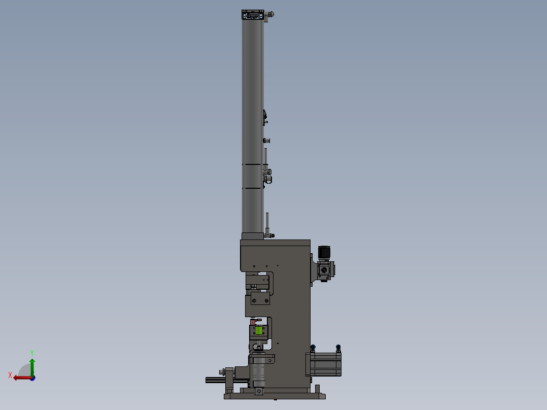 铆压机构后视图