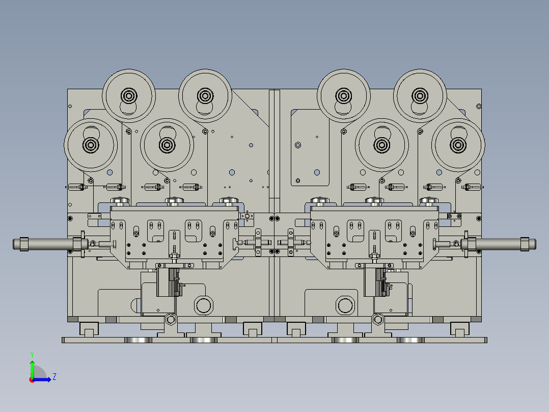 电池标签粘贴位置的装置左视图