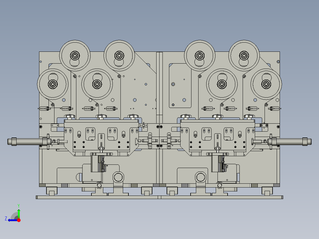 电池标签粘贴位置的装置右视图
