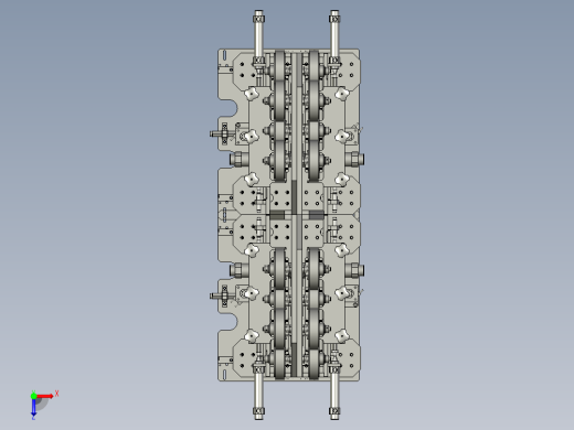 电池标签粘贴位置的装置俯视缩略图