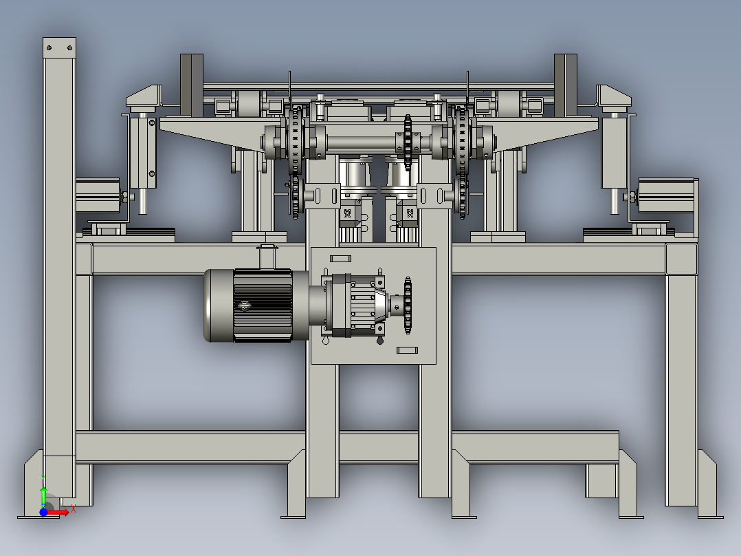 隔条发送机组件前视图